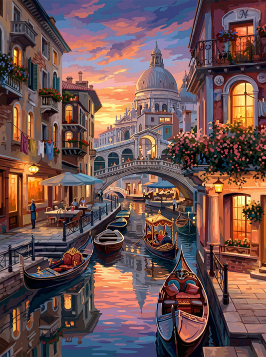 Venice Twilight Canal (80 Colours)