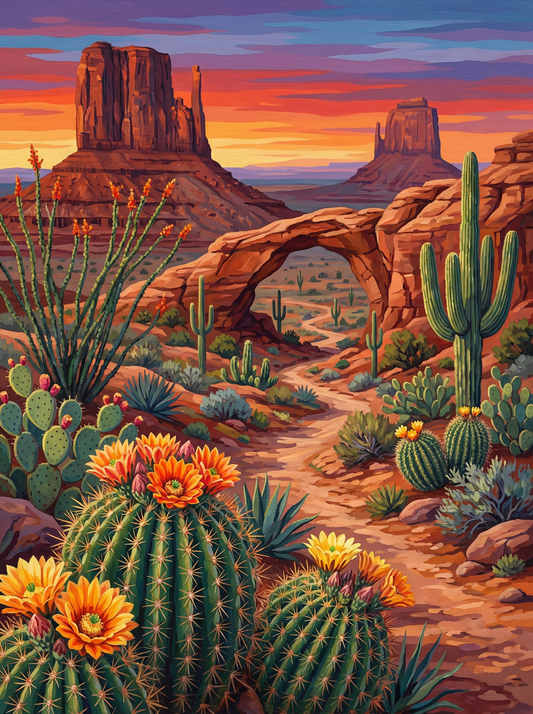 Desert Arch Cactus (120 Colours)