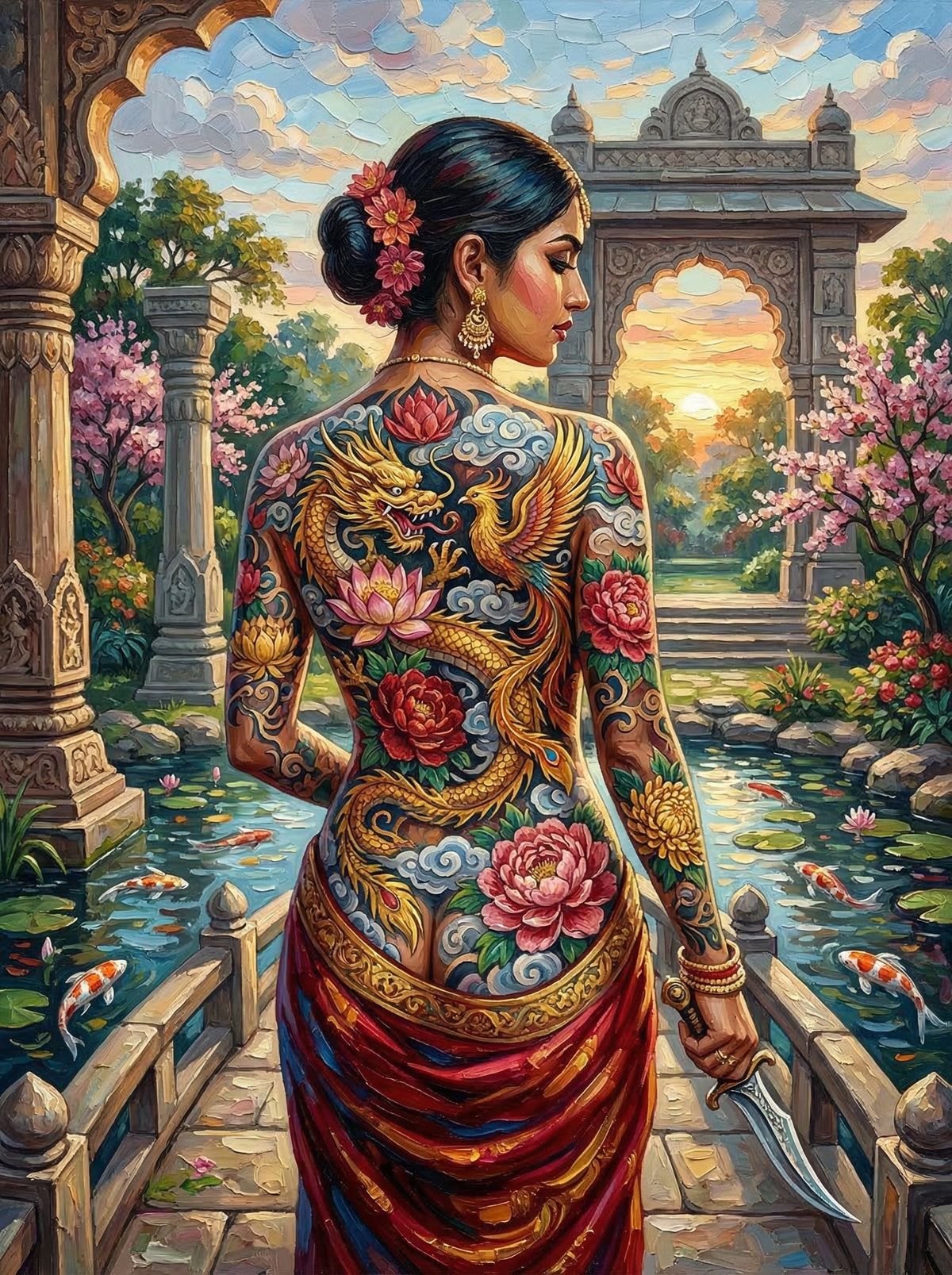 Indian Tattoo Temple Garden (120 Colours)