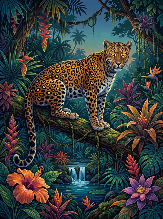 Jungle Leopard Paradise (80 Colours)