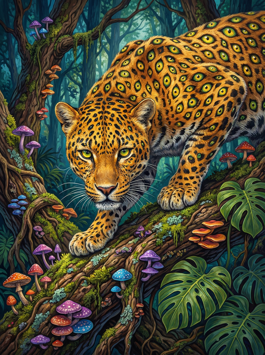 Jungle Leopard Wildlife (80 Colours)