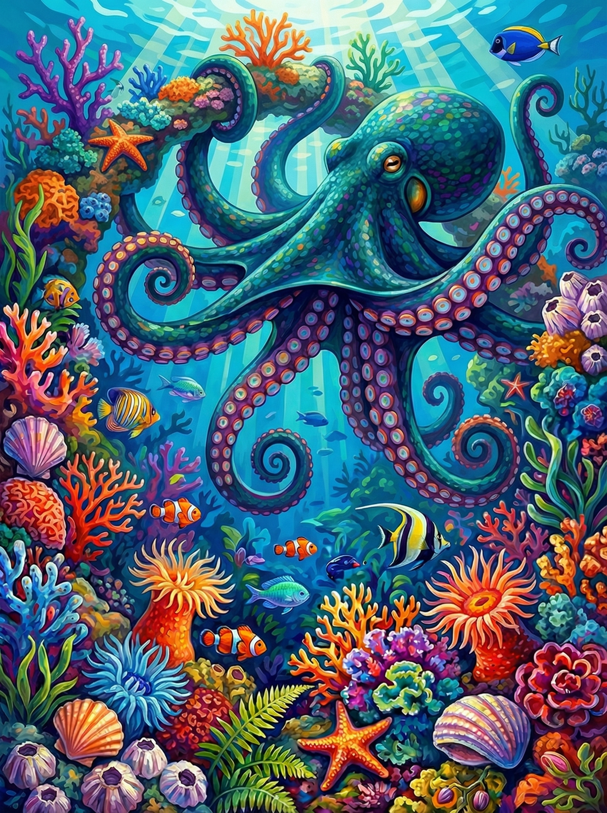 Magical Ocean Octopus (120 Colours)