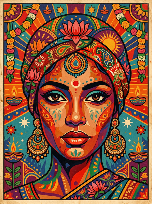 Mandala Goddess Portrait (80 Colours)