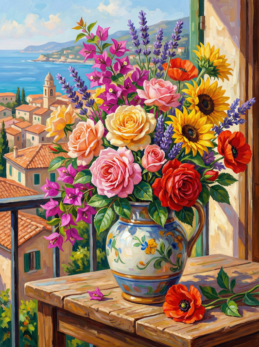Mediterranean Coastal Blooms (80 Colours)