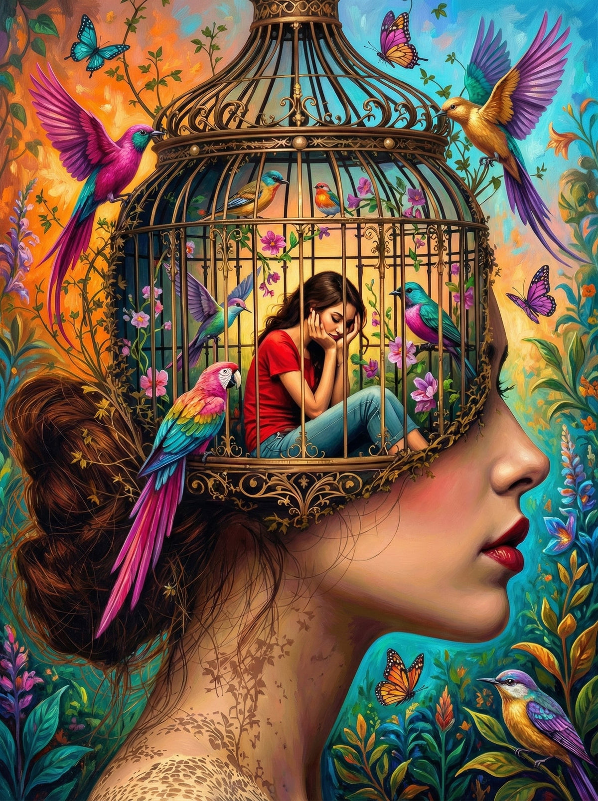 Mind In Birdcage (120 Colours)