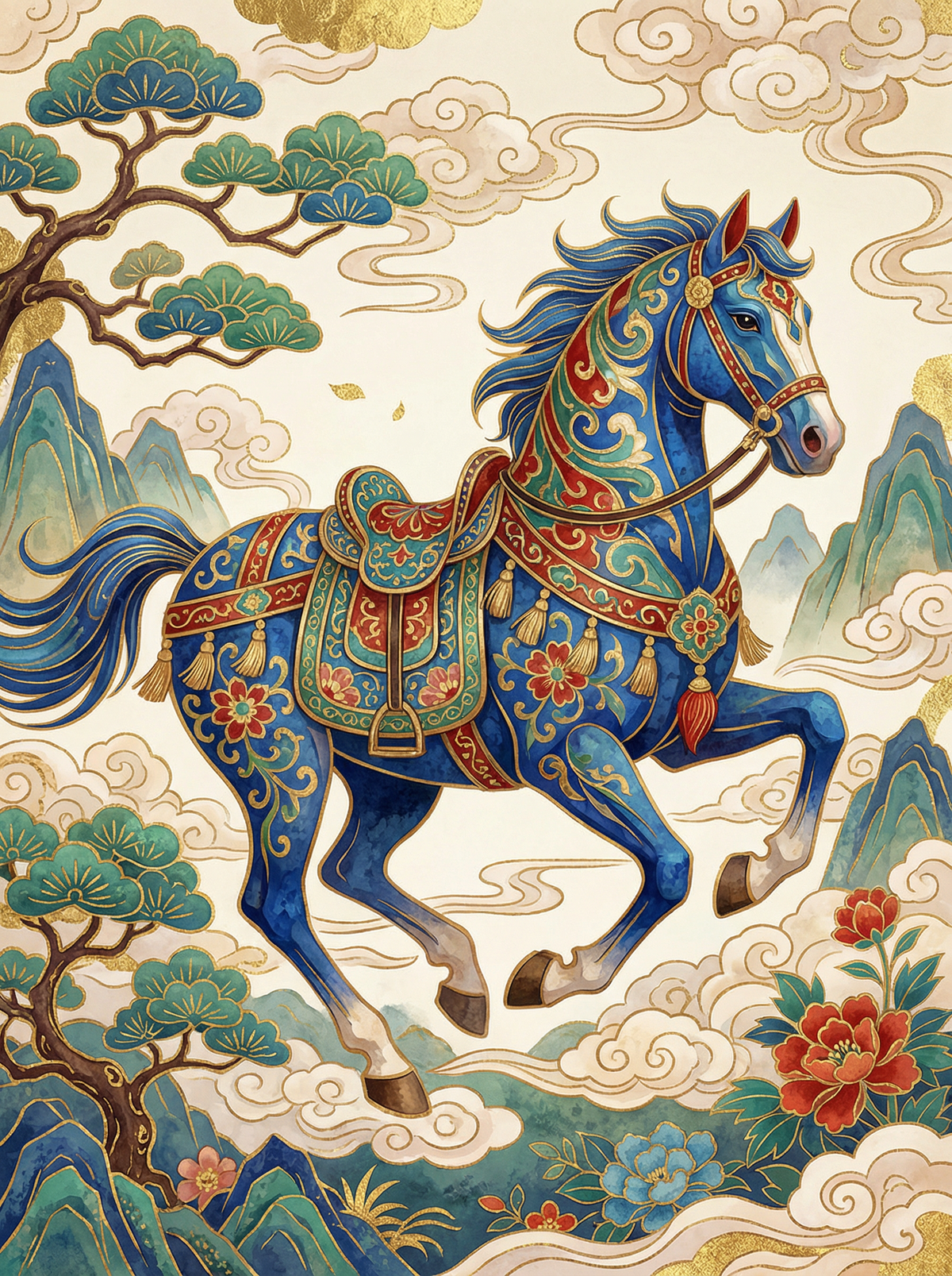 Ming Dynasty Horse (120 Colours)