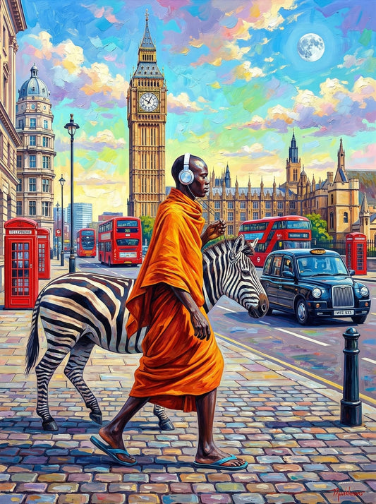Monk Zebra London Streets (80 Colours)