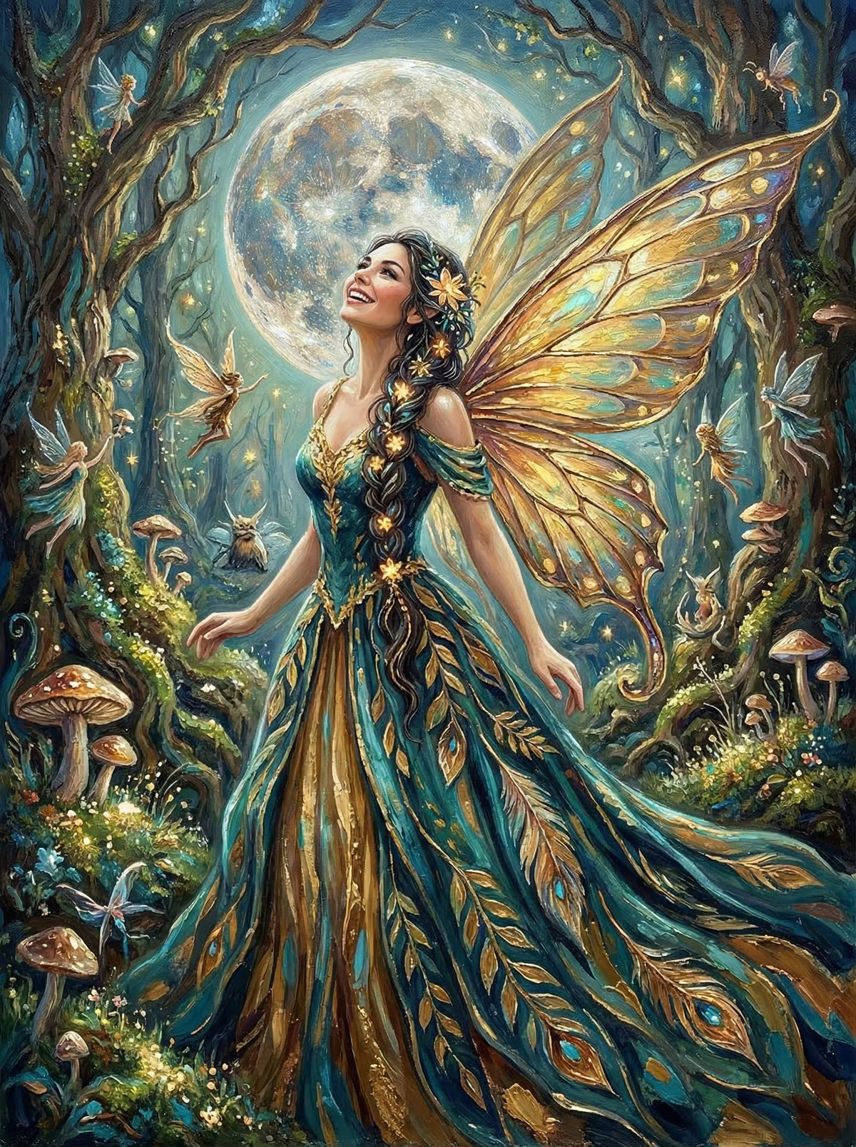 Moonlit Woodland Fairy (120 Colours)