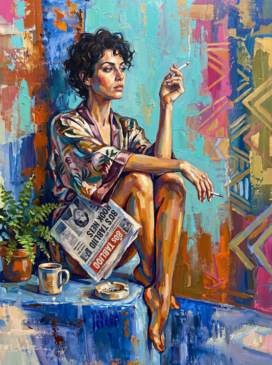 Morning Paper And Coffee (80 Colours)