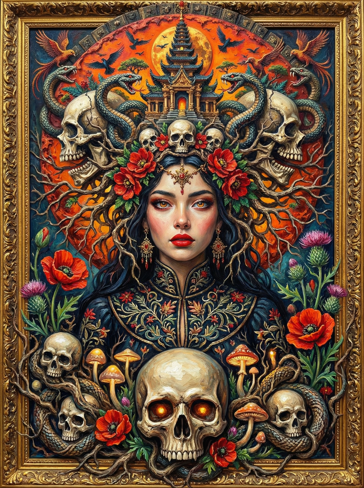 Mystical Skull Crown (80 Colours)