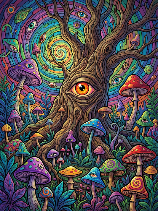 Mystical Tree Mushrooms (80 Colours)