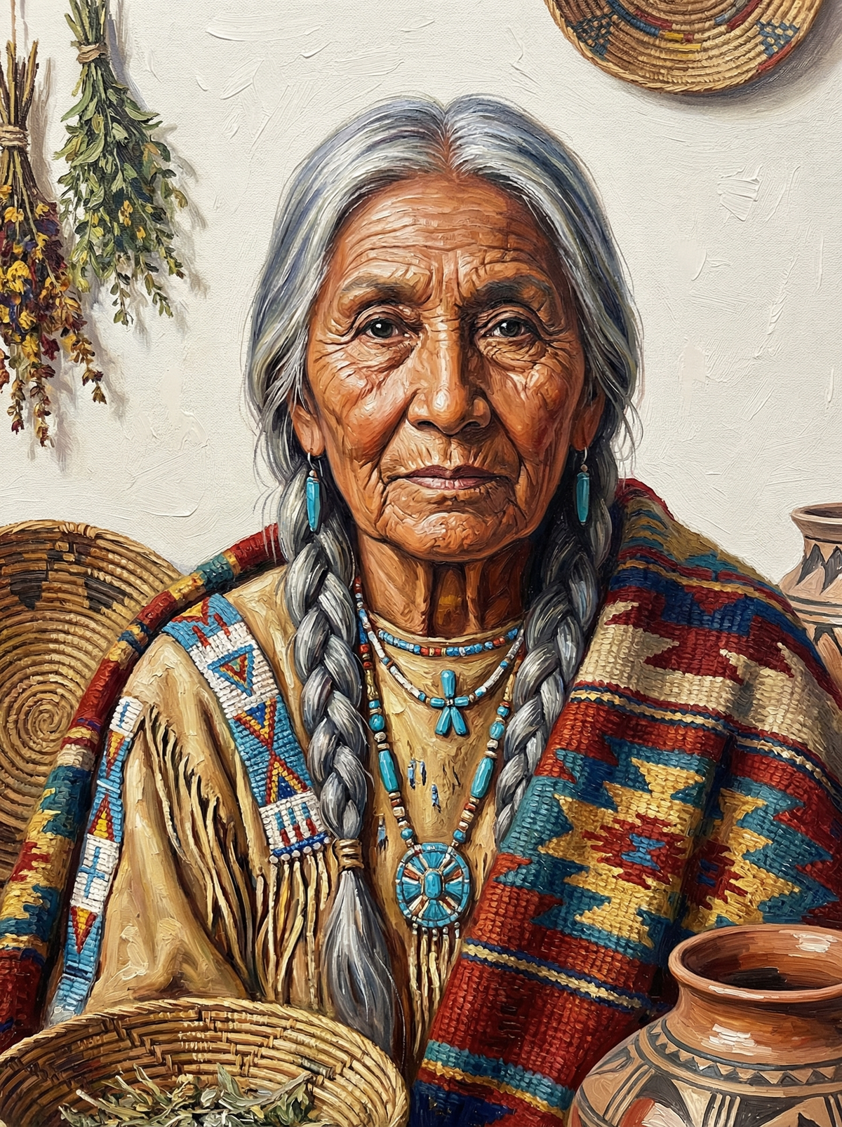 Native American Elder (120 Colours)
