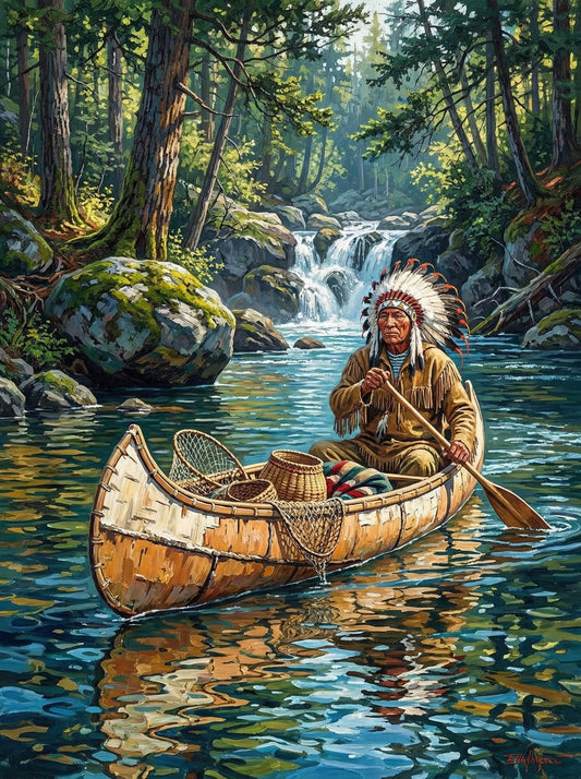 Native American River Journey (80 Colours)