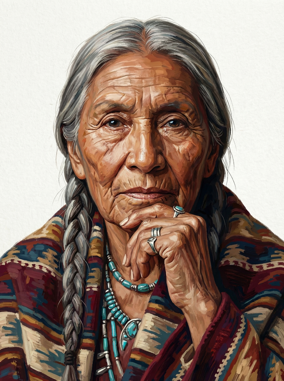 Native Elder Turquoise Braid (80 Colours)