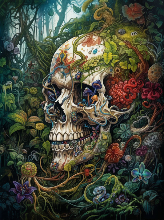 Natures Skull Garden (120 Colours)