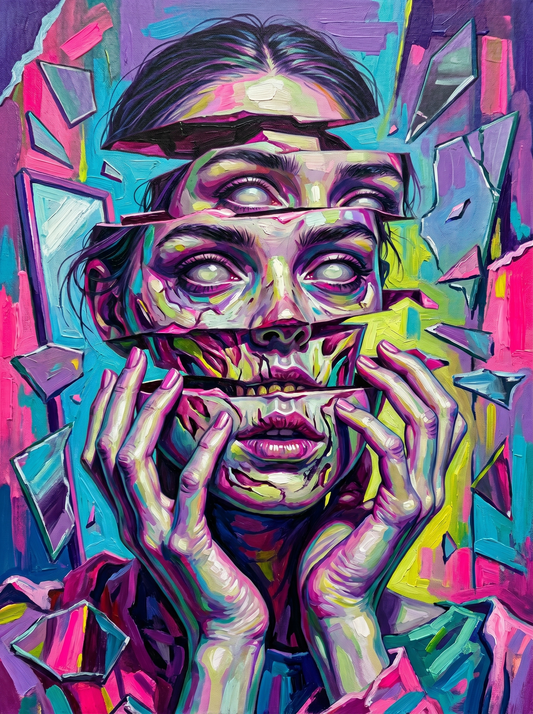 Neon Explosion Woman (80 Colours)