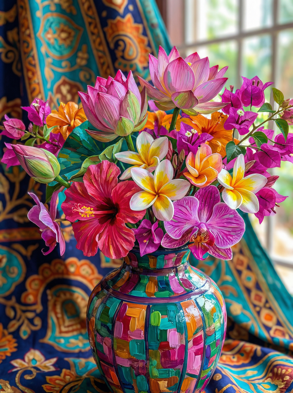 Ornamental Flowers (120 Colours)
