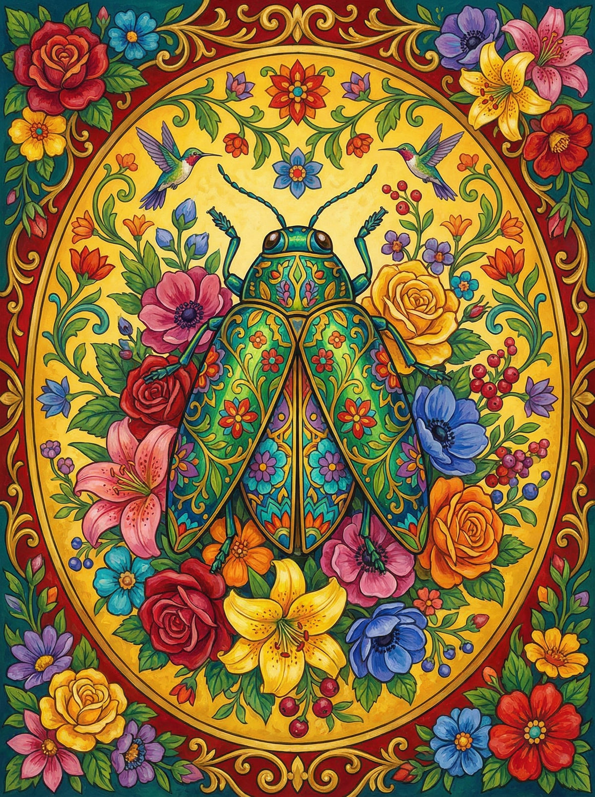 Ornate Beetle Garden (120 Colours)