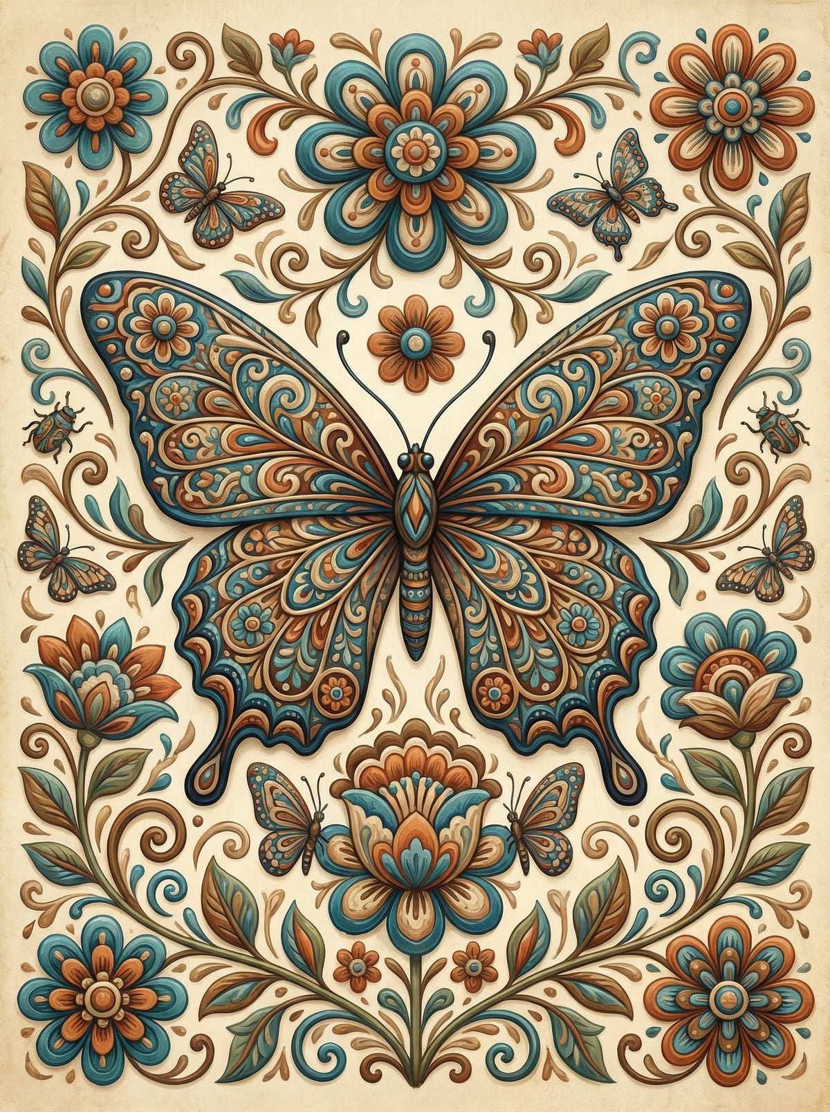 Ornate Butterfly Garden (80 Colours)