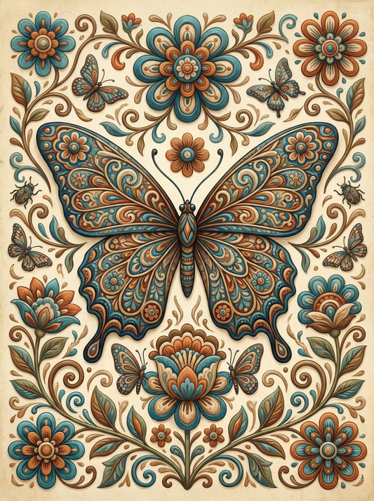 Ornate Butterfly Garden (80 Colours)