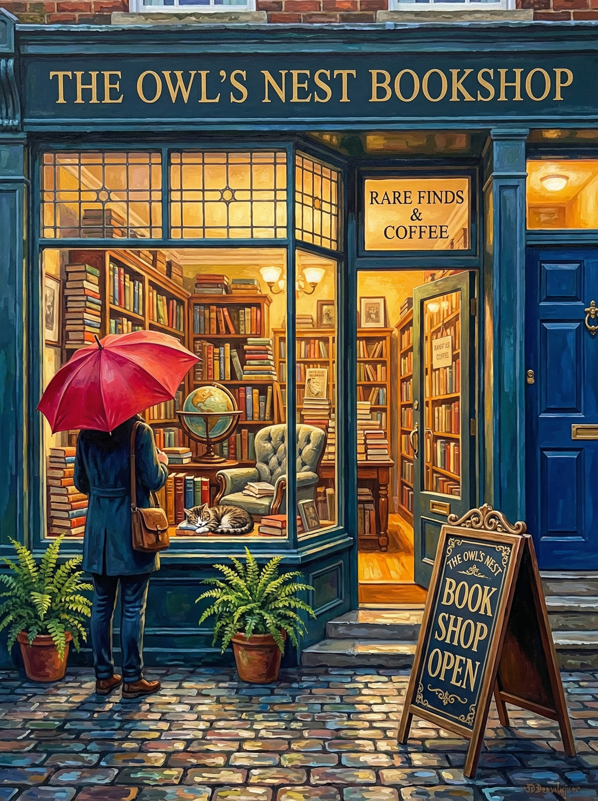 Owls Nest Bookshop (120 Colours)