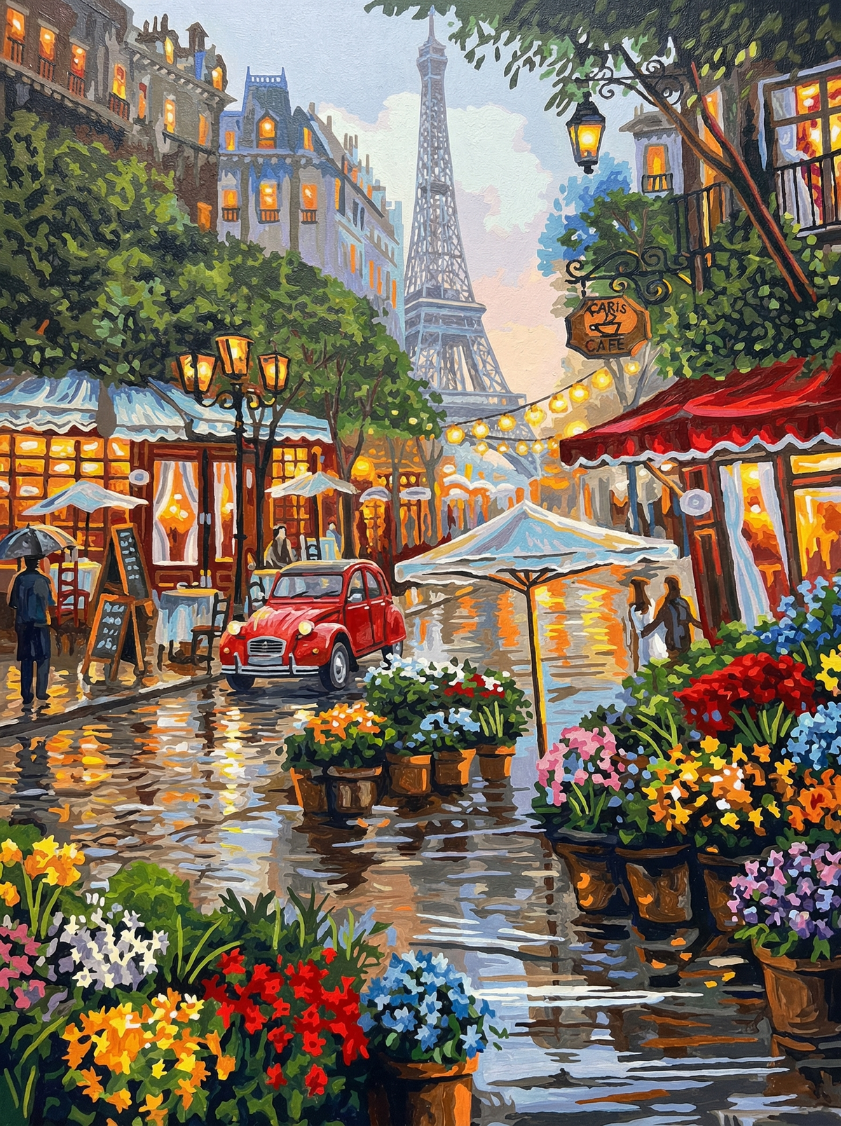 Parisian Flower Market Stroll (80 Colours)