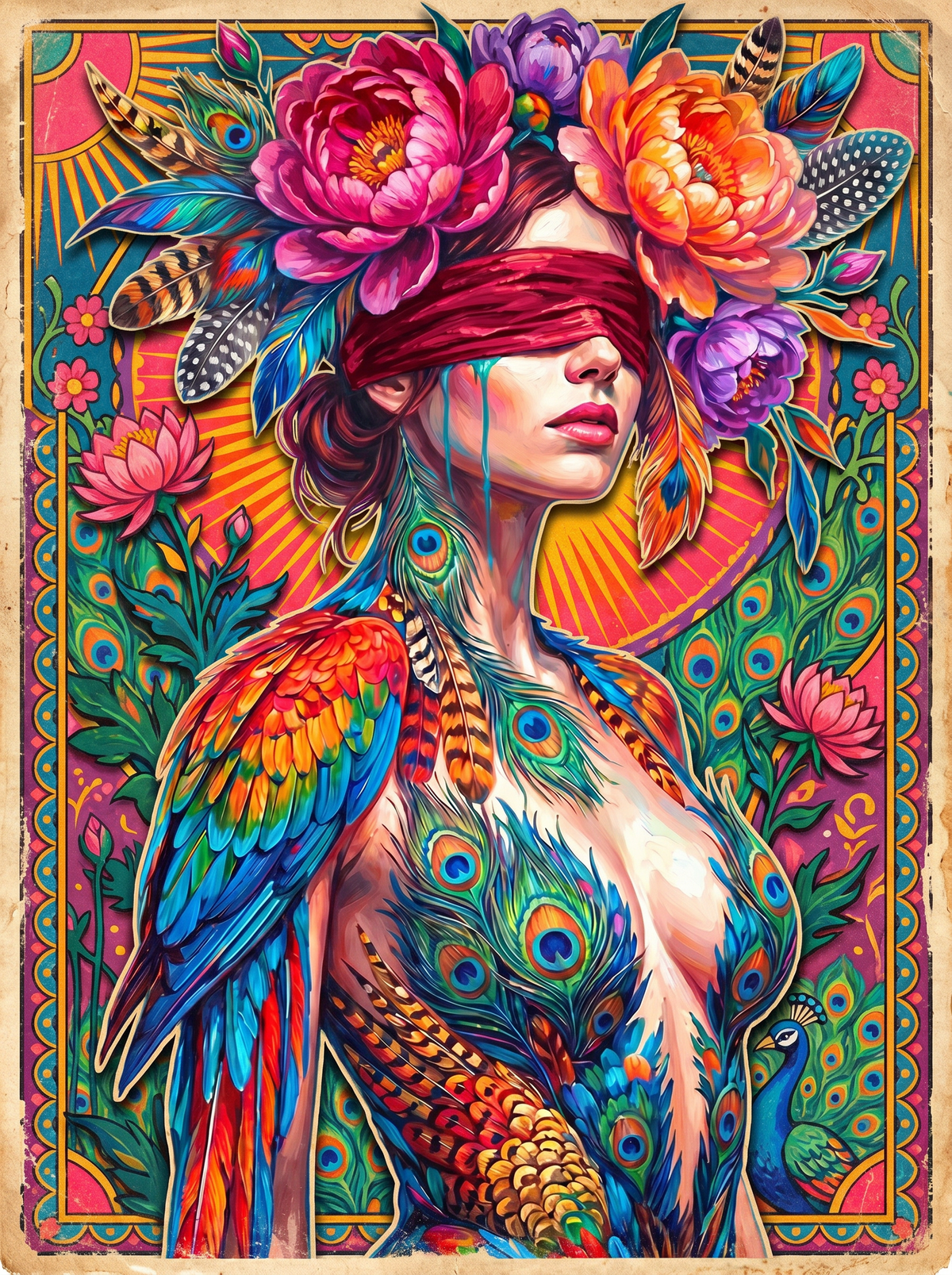 Peacock Feather Maiden (80 Colours)