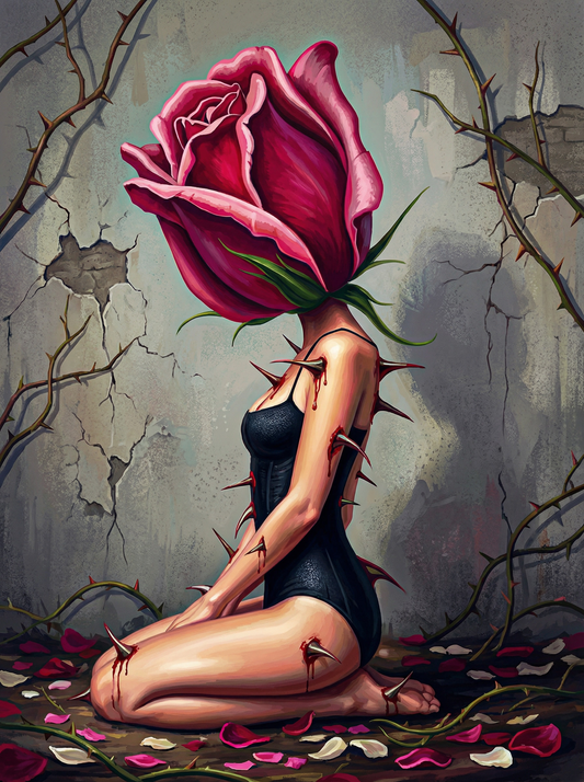 Pink Rose Thorn Maiden (80 Colours)