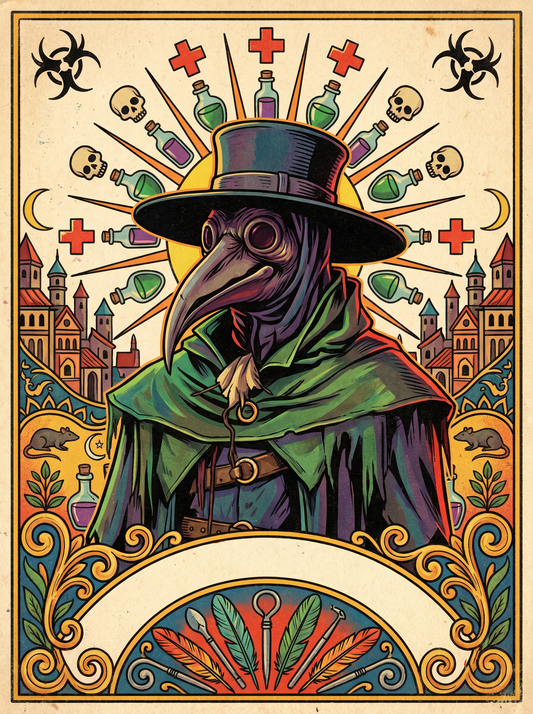 Plague Doctor Tarot (80 Colours)