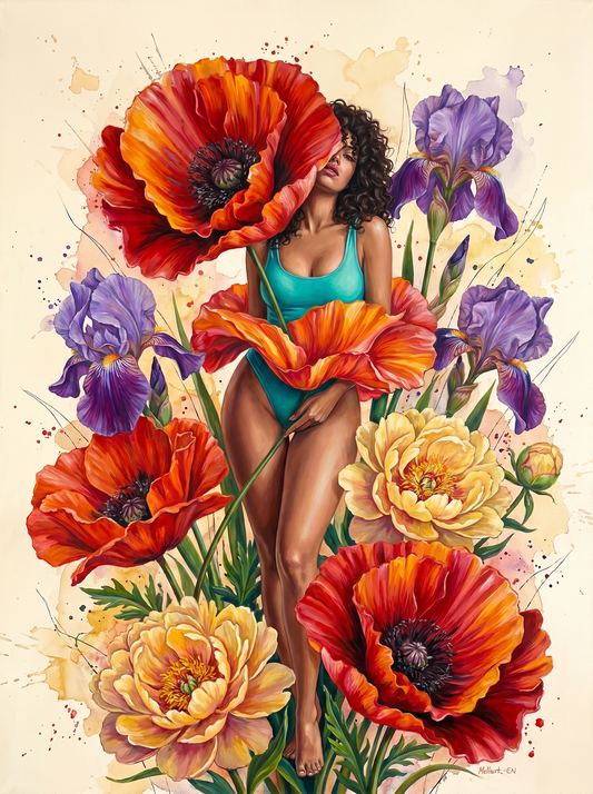 Poppy Garden Goddess (80 Colours)