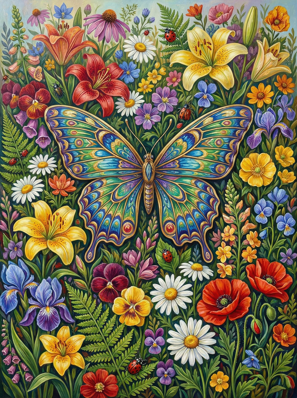 Rainbow Butterfly Garden (120 Colours)