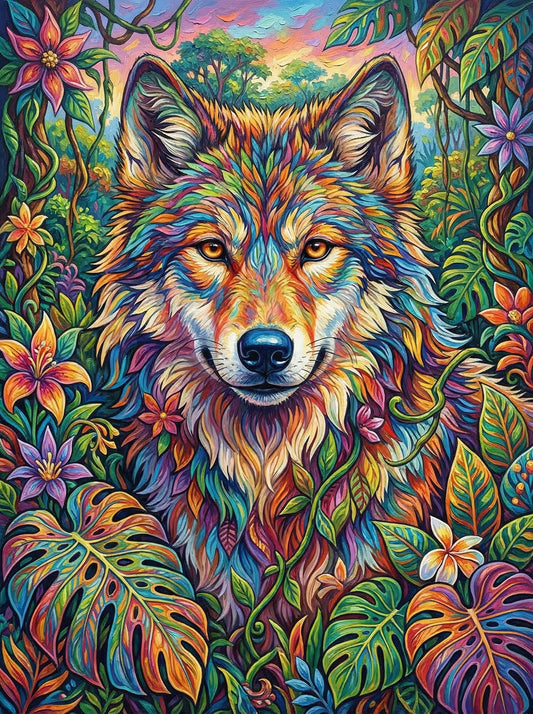 Rainbow Wolf Garden (80 Colours)
