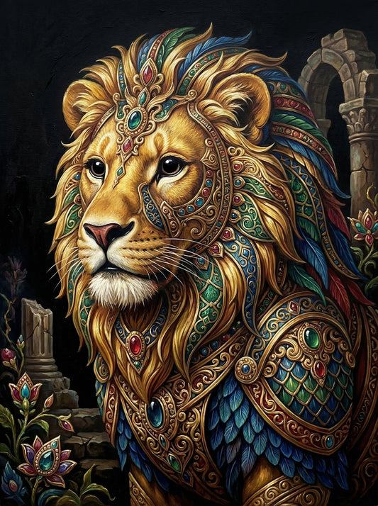 Regal Decorated Lion (80 Colours)