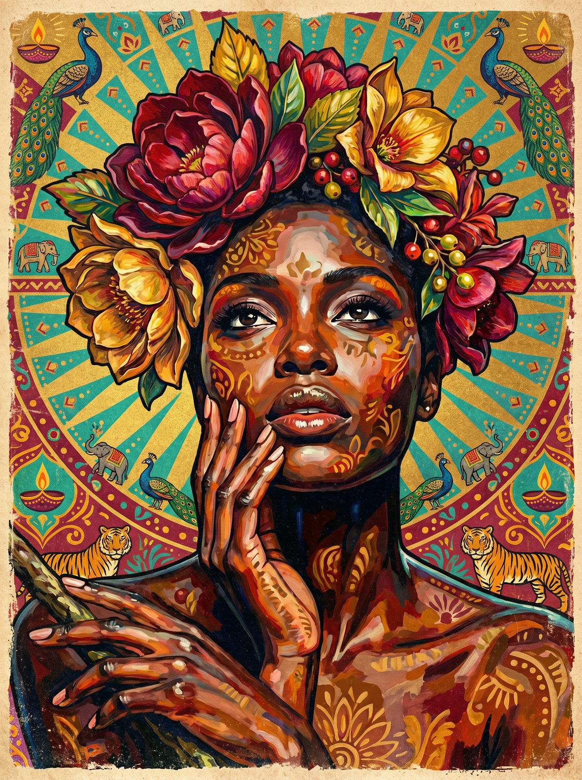 Rose Crown Goddess (120 Colours)