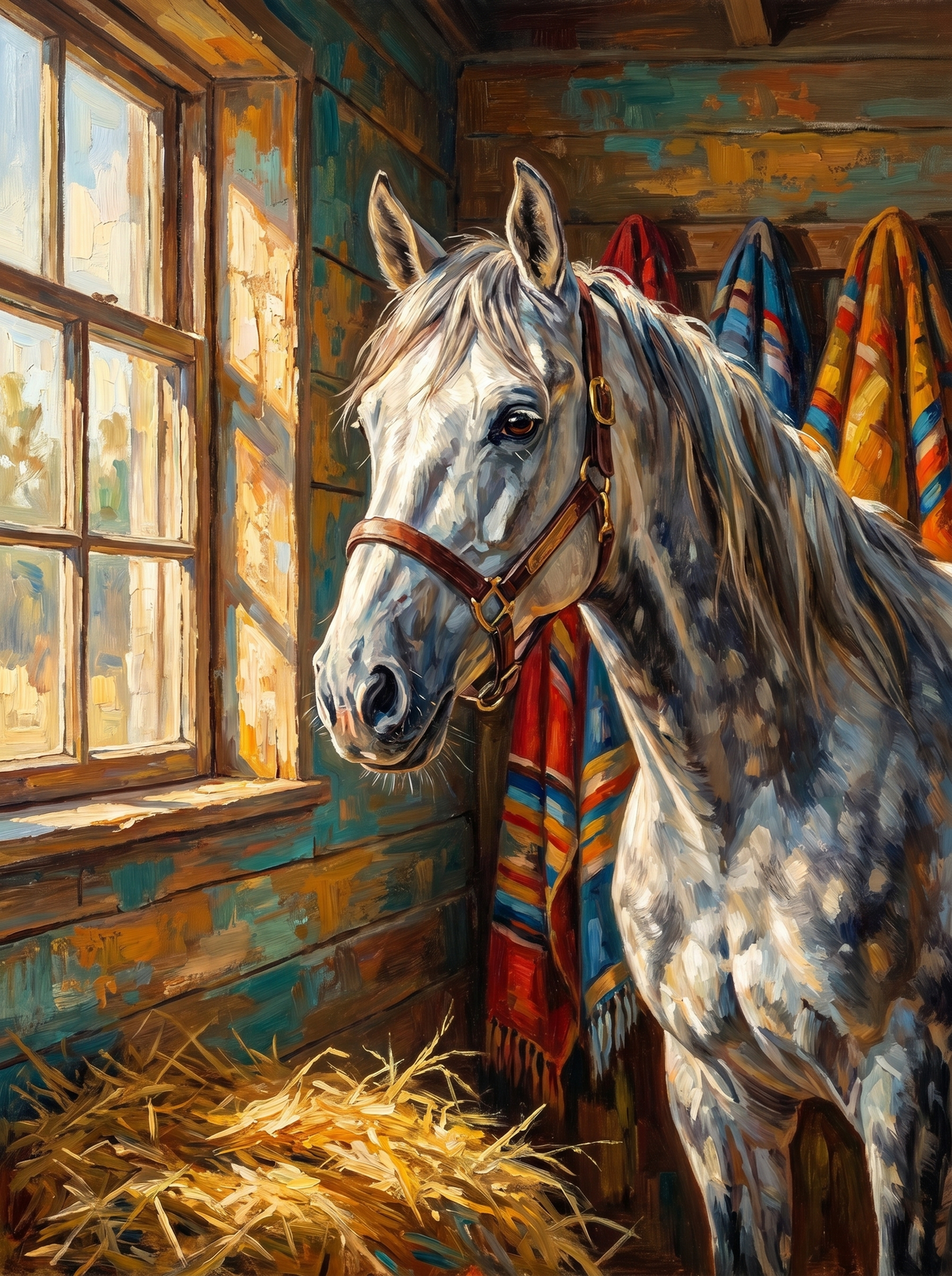 Rustic Window Pony (80 Colours)