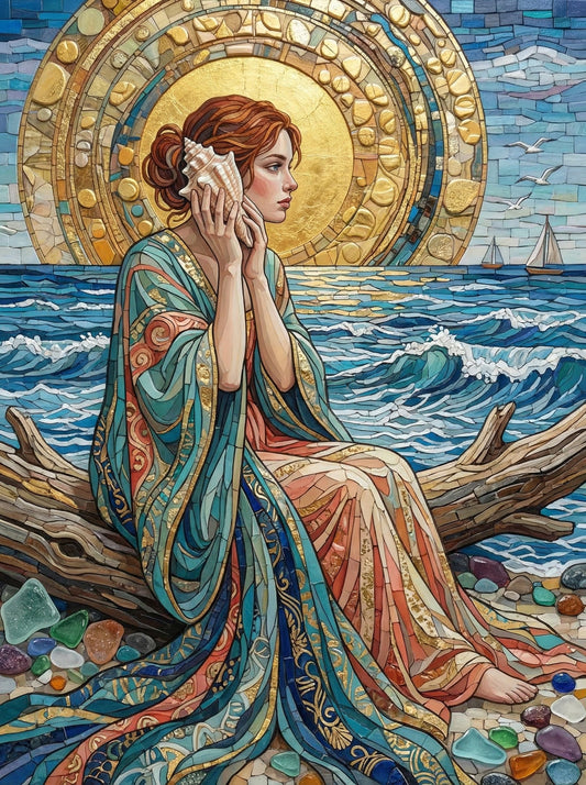 Seaside Maiden Golden Halo (80 Colours)