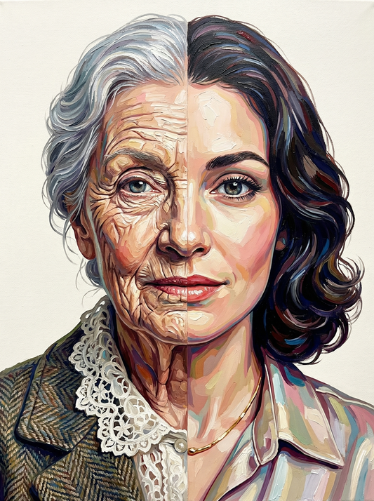 Split Timeline Portrait (80 Colours)