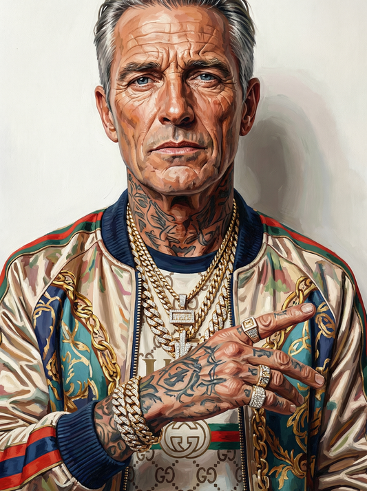 Street Style Tattooed Man (80 Colours)