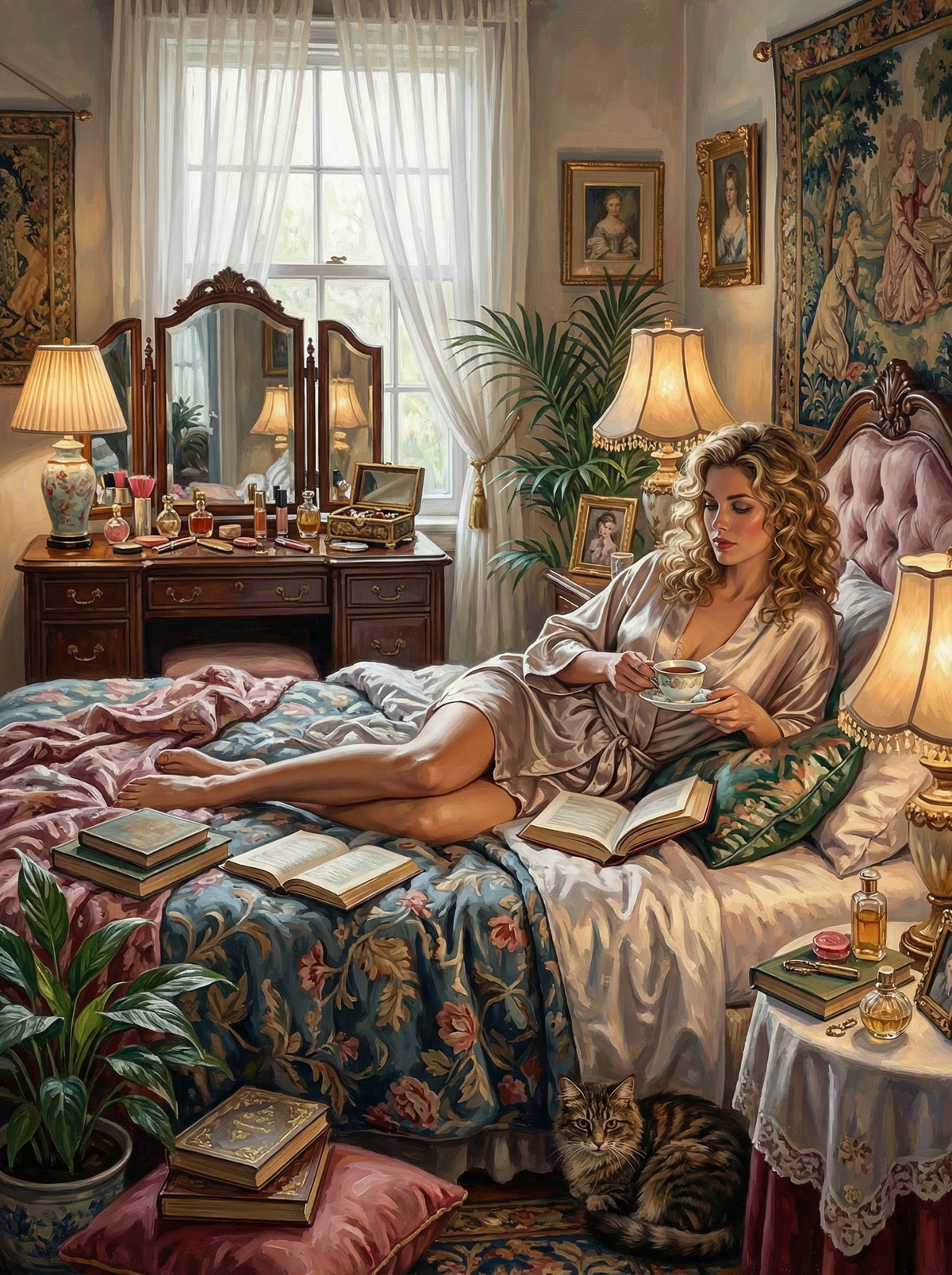 Sunlit Bedroom Rest (120 Colours)