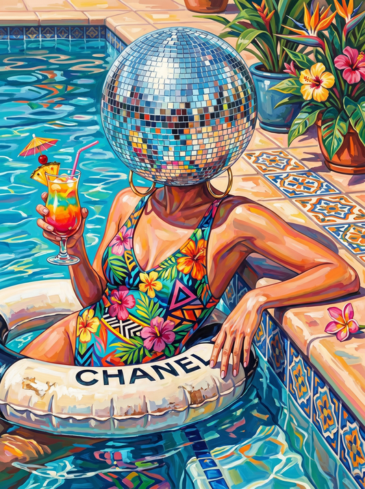 Tropical Disco Poolside Diva (80 Colours)