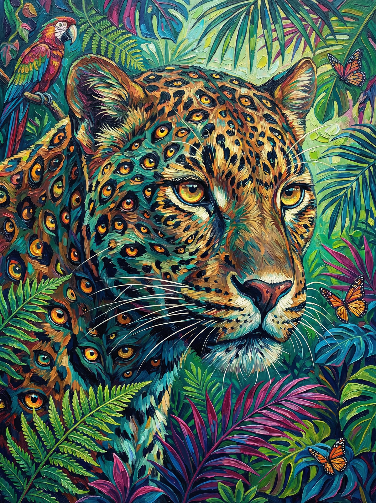 Nothing Moves Unnoticed Leopard (80 Colours)