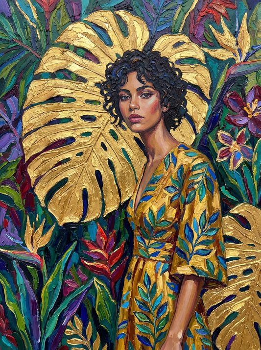 Tropical Portrait Monstera (80 Colours)