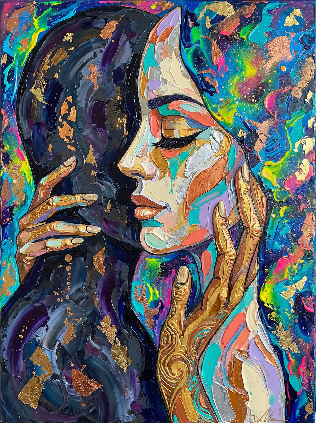 Vibrant Artistic Faces (120 Colours)
