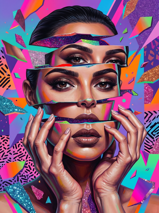 Vibrant Contemporary Woman (80 Colours)