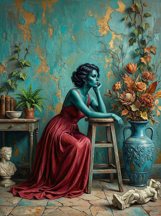 Vintage Contemplation Still Life (80 Colours)