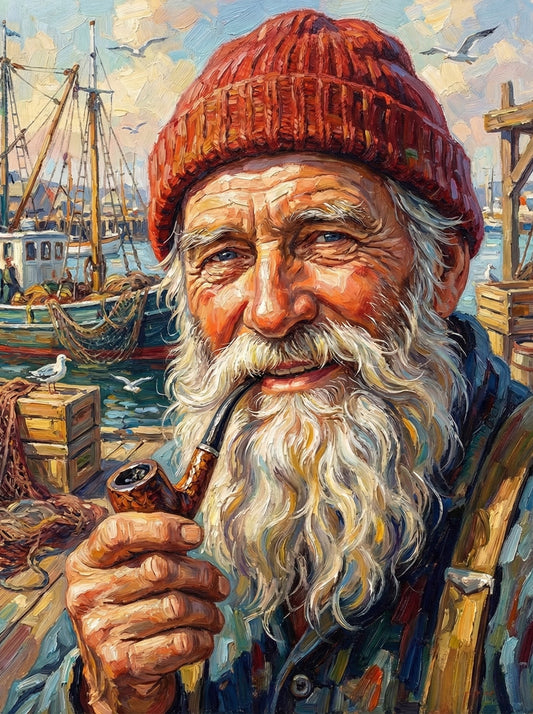 Wanderer In Stormy Light (80 Colours)