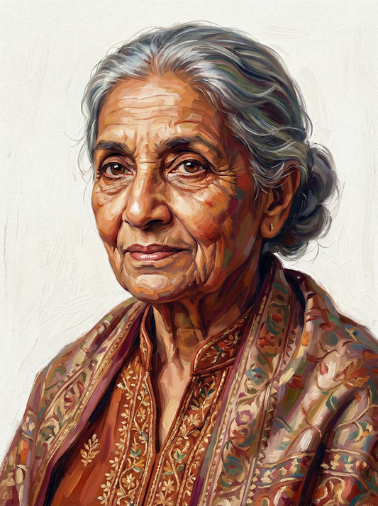 Wise Grandmother Red Dress (80 Colours)