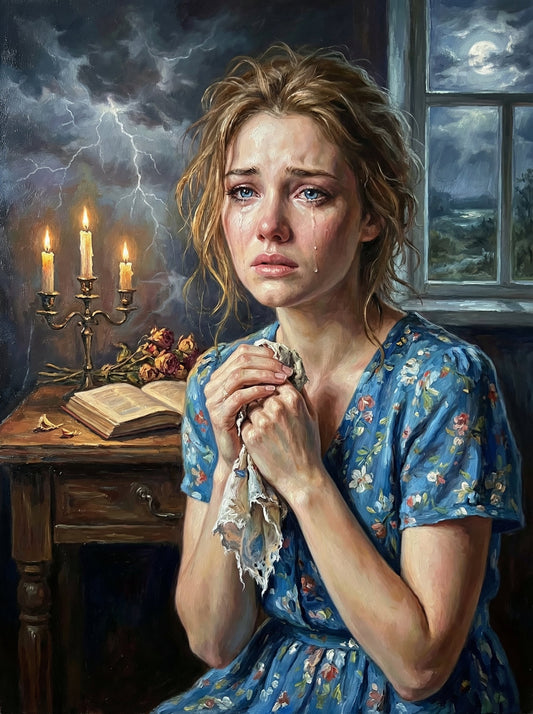 Woman Storm Window Prayer (80 Colours)