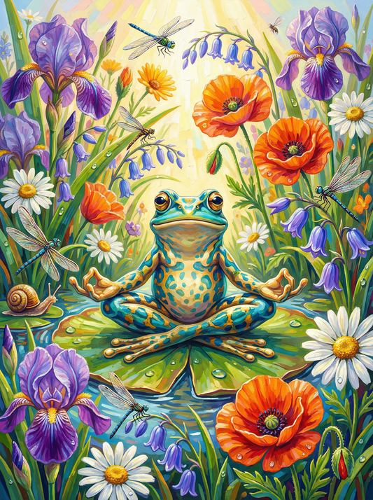 Zen Frog Meditation Pond (80 Colours)