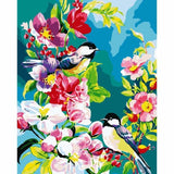Bird Diy Paint By Numbers Kits WM-504 - NEEDLEWORK KITS